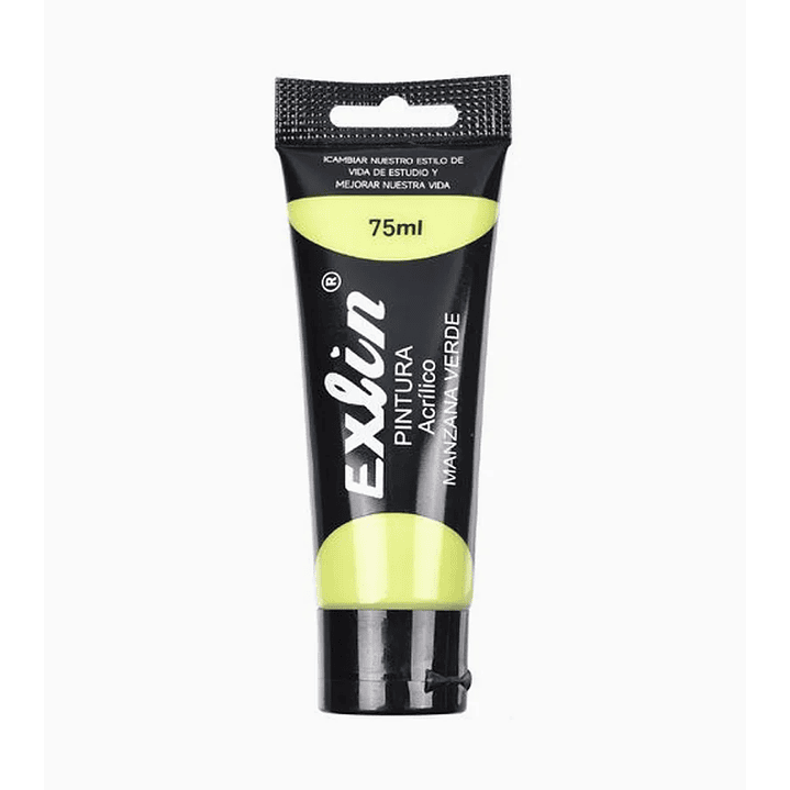 Pintura Acrílica Verde Manzana 1