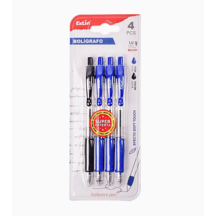 Pack de 4 lápiz pasta