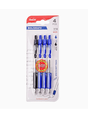 Pack de 4 lápiz pasta