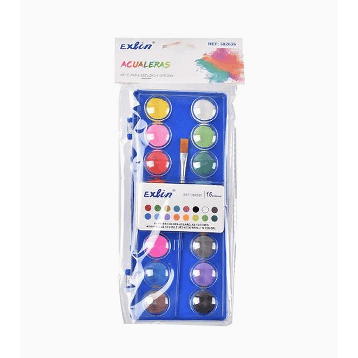 Acuarela 16 Colores 1