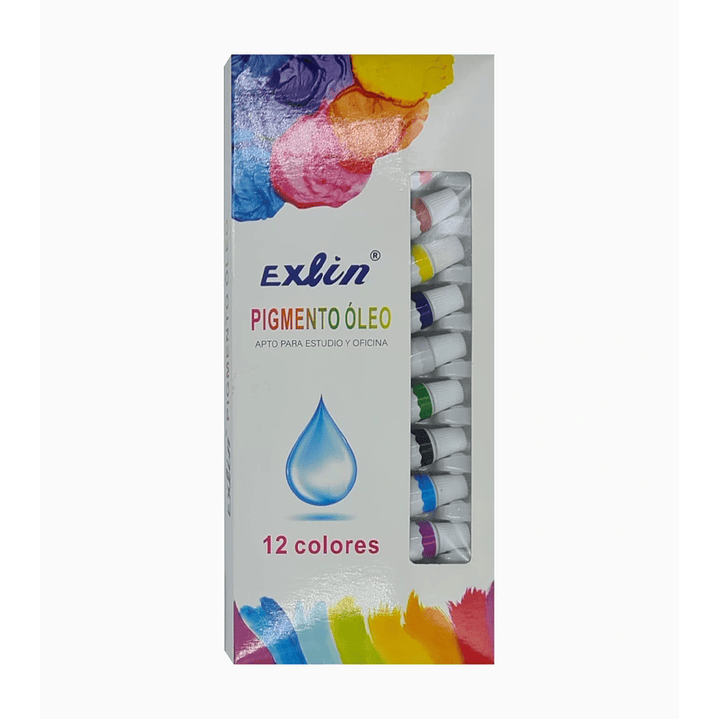 Pigmento de Pintura Oleo 12 Colores 1