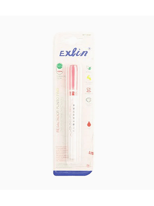 Resaltador Punta Fina Roja