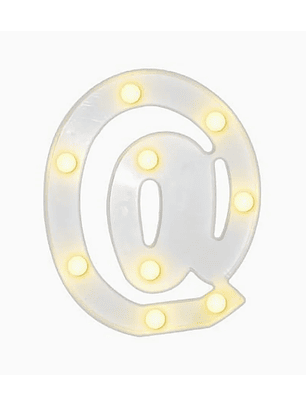 Símbolo Arroba con Luces Led 