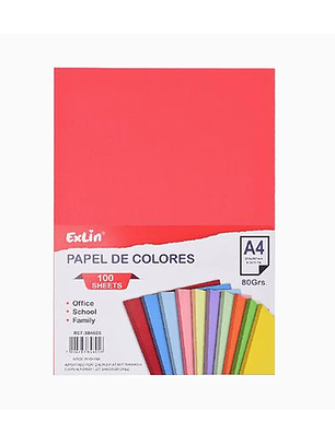 Resma de Papel Colores Surtidos