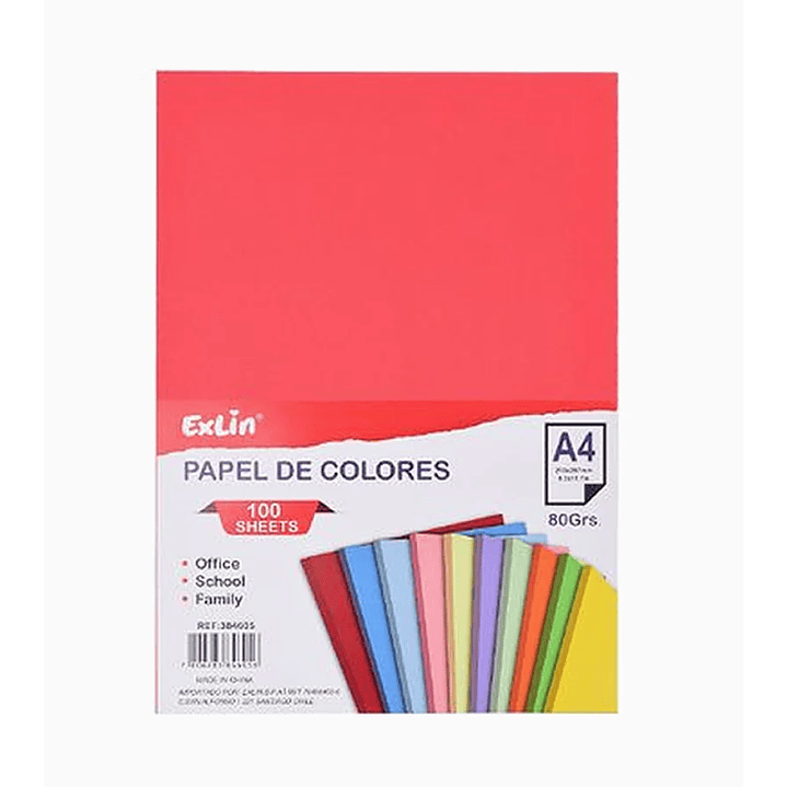 Resma de Papel Colores Surtidos 1
