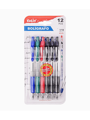Pack de 12 Bolígrafos Soft Touch
