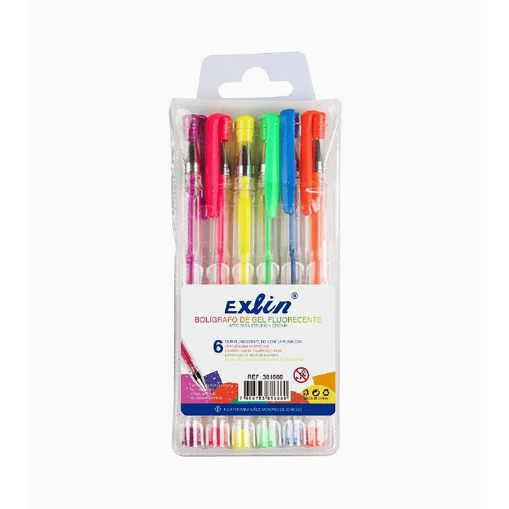 Resaltadores 6 unidades 1