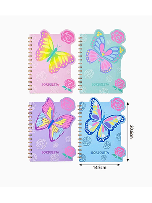 Cuaderno de Líneas Mariposa