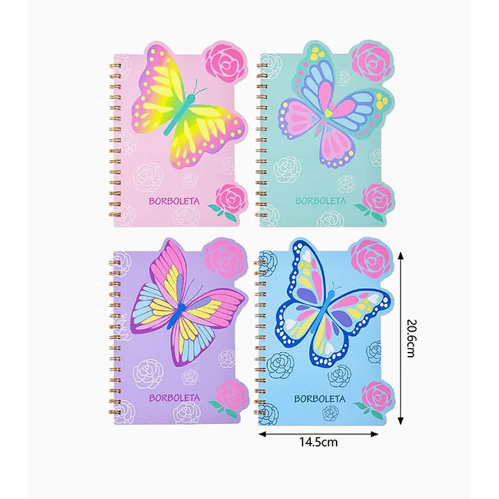 Cuaderno de Líneas Mariposa 1