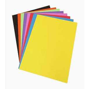 Set hojas goma EVA multicolor