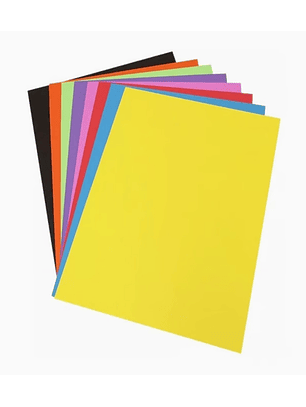 Set hojas goma EVA multicolor