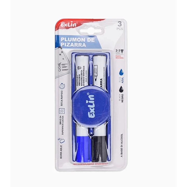 Marcador Para Pizarra Más Borrador 1