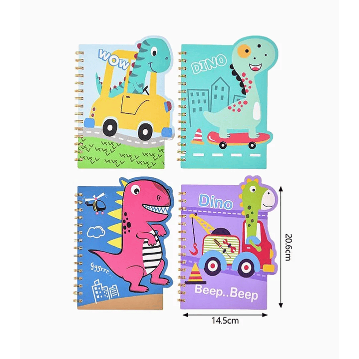 Cuaderno de Líneas Dinosaurio 1