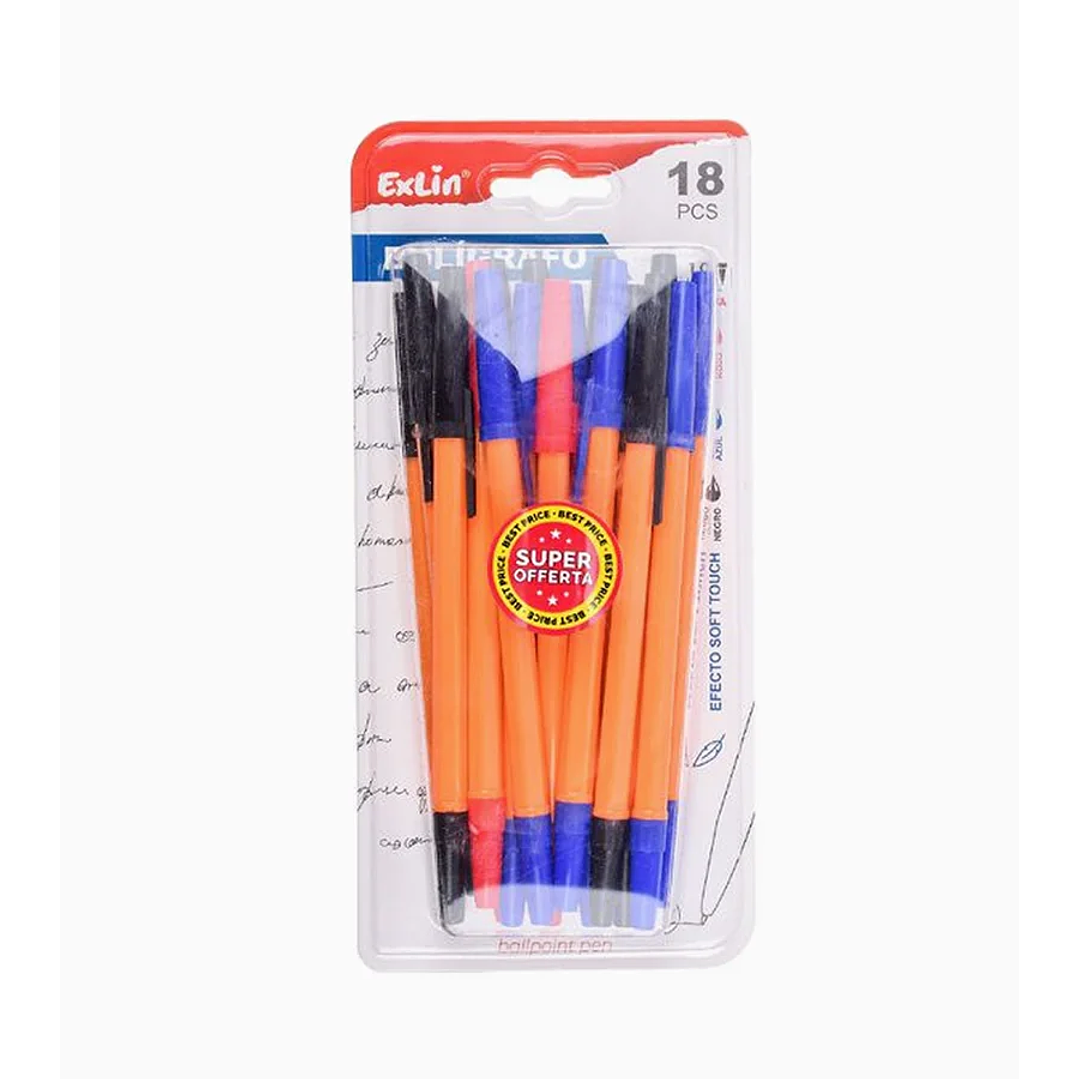 Bolígrafos 18 pcs 1