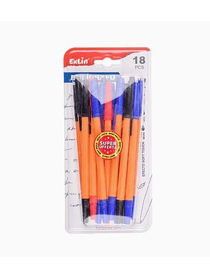 Bolígrafos 18 pcs