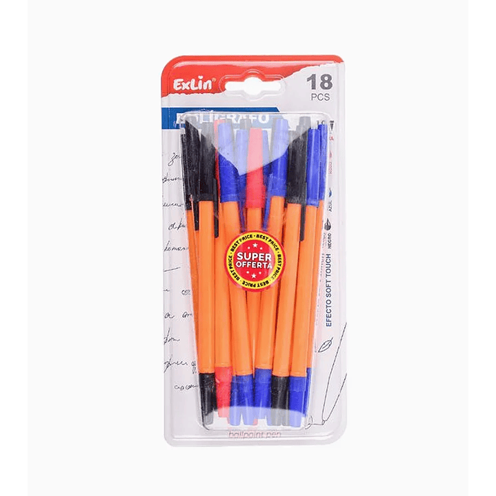 Bolígrafos 18 pcs 1
