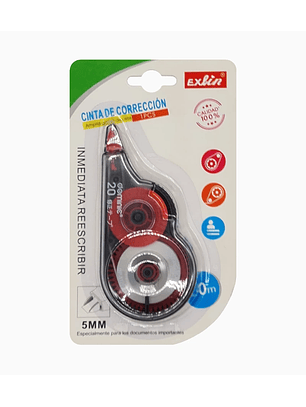 Corrector de Cinta 20mt