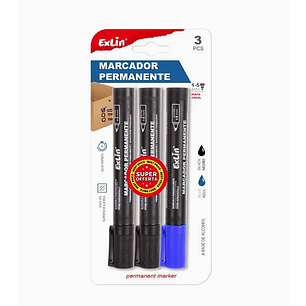 Marcador Punta Inclinada