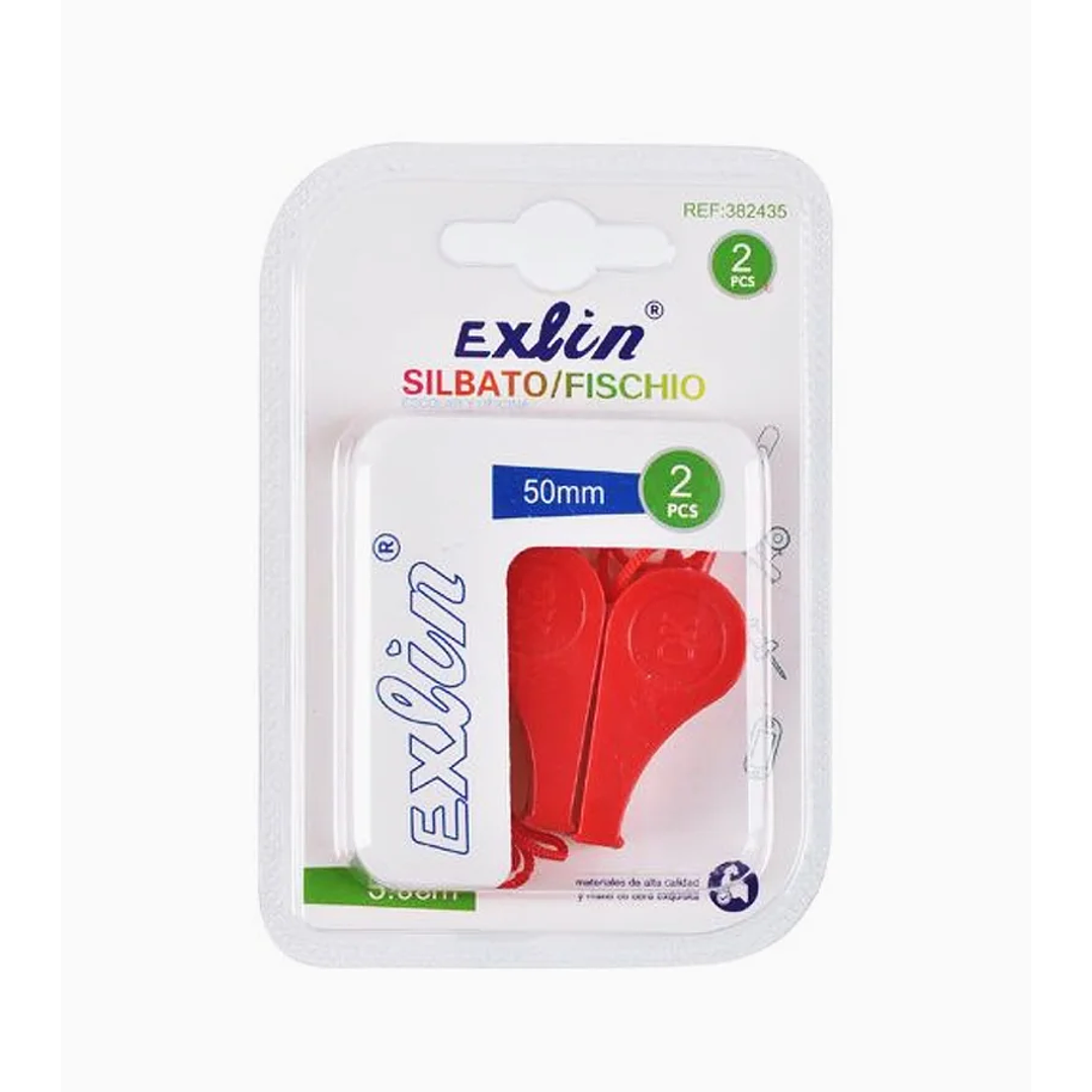 Silbato Futbol Rojo 1