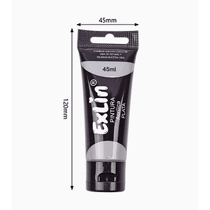 Pintura Acrílica 45ML - Plateado