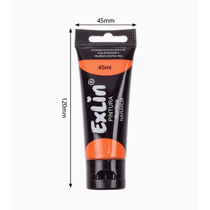 Pintura Acrílica 45ML - Naranja 2 1