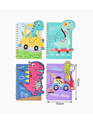 Cuaderno de Línea Dinosaurio