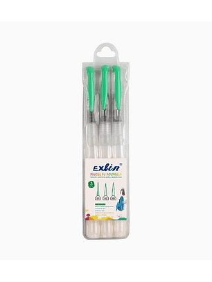 Pinceles de Acuarela 3pcs