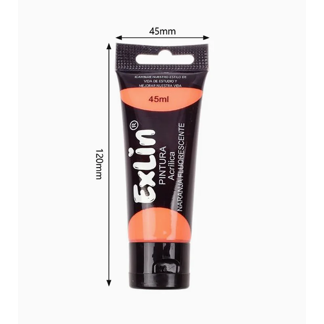 Pintura Acrílica 45ML - Naranja 1 1