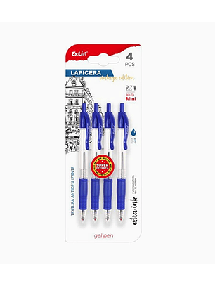 Bolígrafo de Gel Pequeño 4 pcs