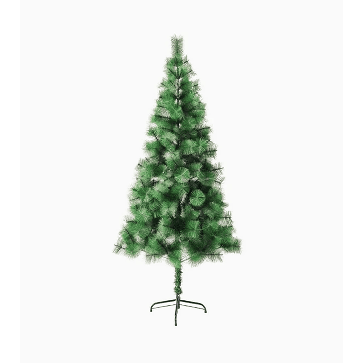 Árbol de Navidad Grande 210 cm Verde Natural con Base Metálica – Exlin 1