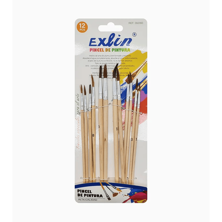 Set Pinceles de Pinturas 12 pcs 1