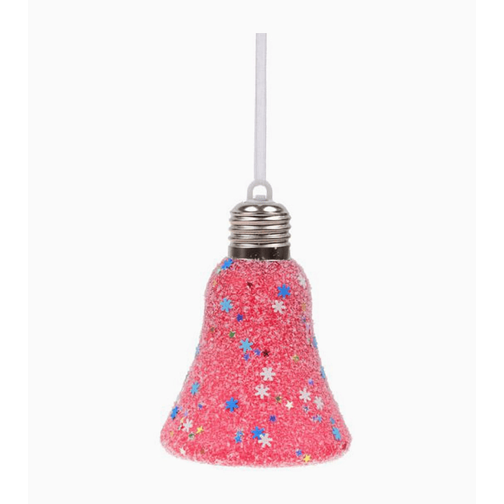 Campana navideña luminosas con luz LED y pilas – Set de 3 unidades 1