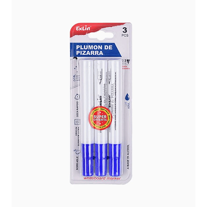 Marcador de Pizarra Azul 1