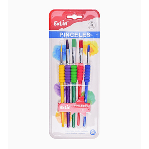 Set de Pinceles de Alta Calidad (5 Unidades)