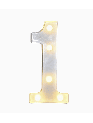 Números con Luces Led 