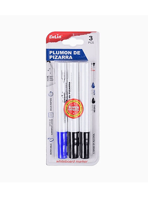 Marcador de Pizarra 3 pcs