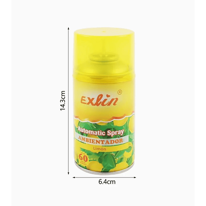 Pack 6 Ambientadores Automáticos en Spray - Amarillo 1