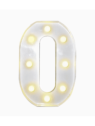 Números con Luces Led 