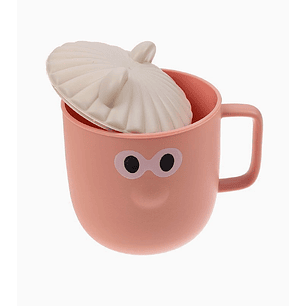 Taza con Tapa en Forma Exlin - 9.5 cm