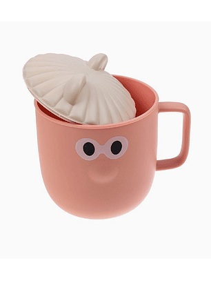 Taza con Tapa en Forma Exlin - 9.5 cm