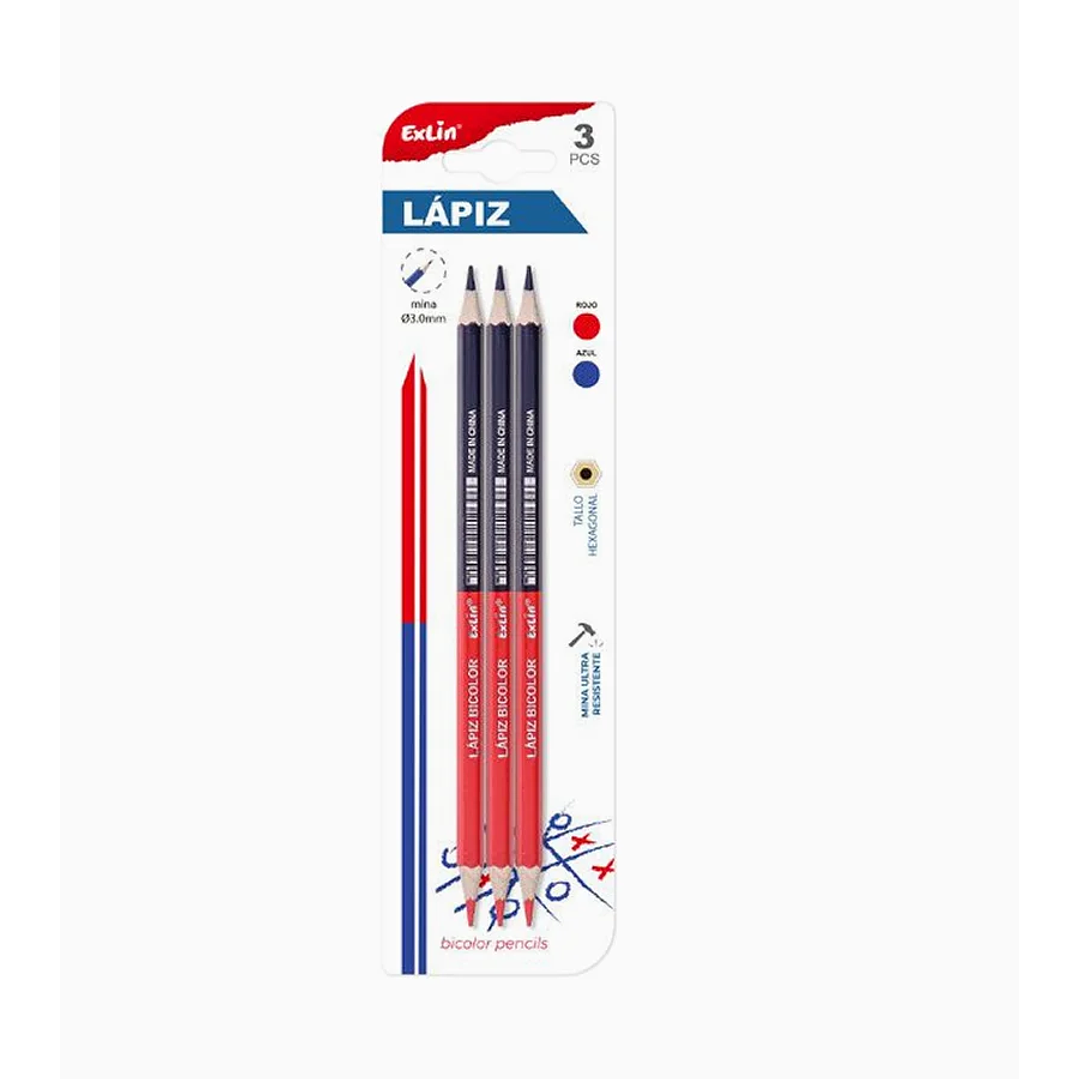 Lápiz Rojo y Azul 1