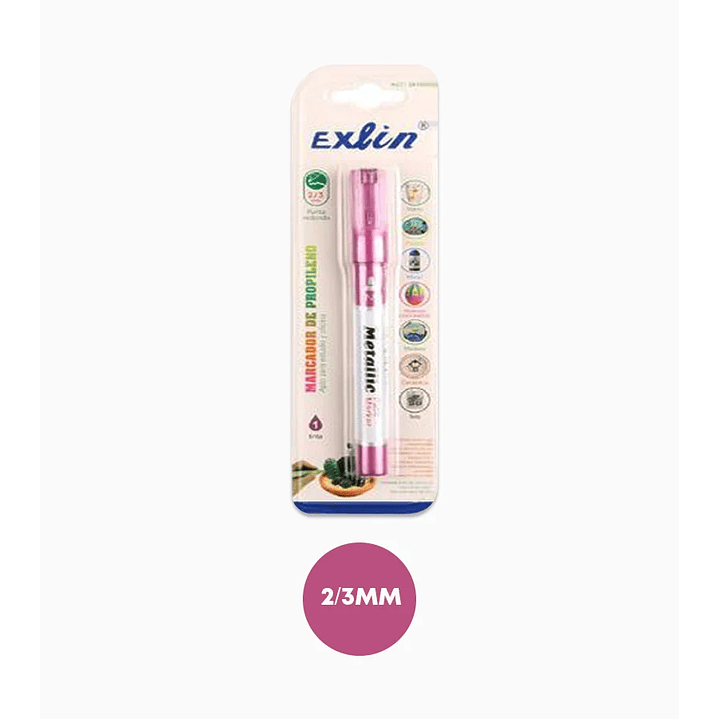 Marcador Permanente Rosa 1