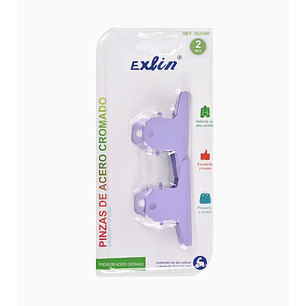 Pinzas de Acero Cromado 2 unid
