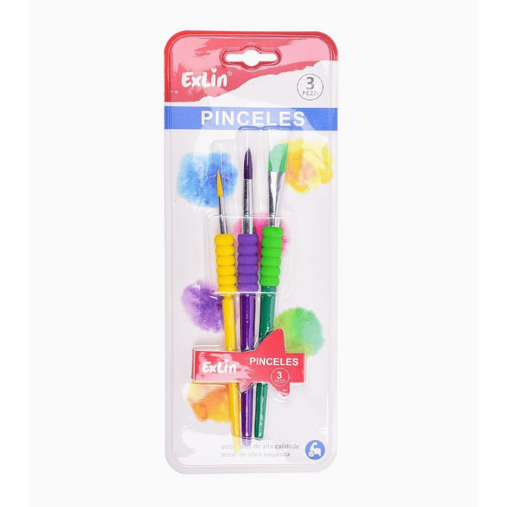 Set de Pinceles de Alta Calidad (3 Unidades) 1