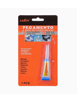Pegamento a Base de Ciano Crilato 1 pcs