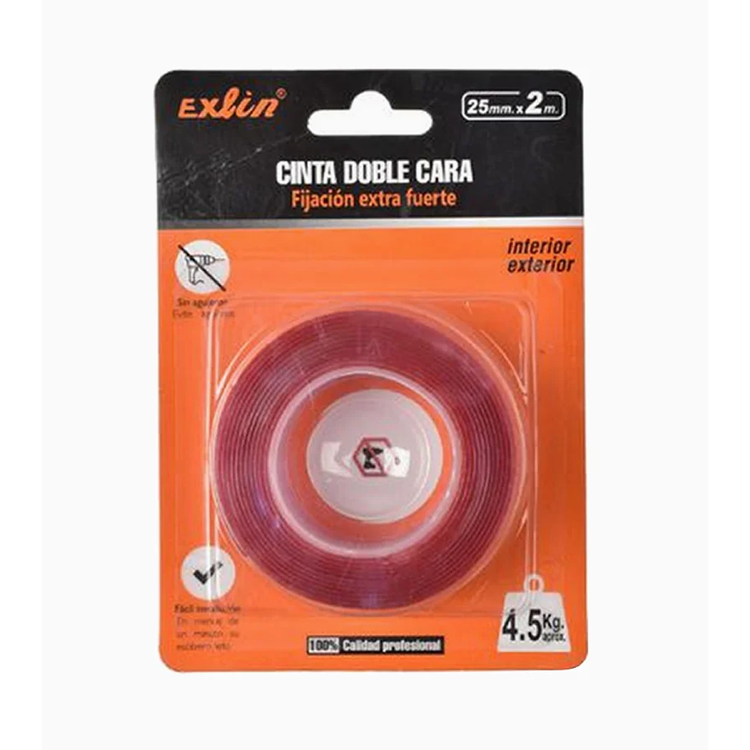 Cinta Adhesiva Doble Cara 2m 1