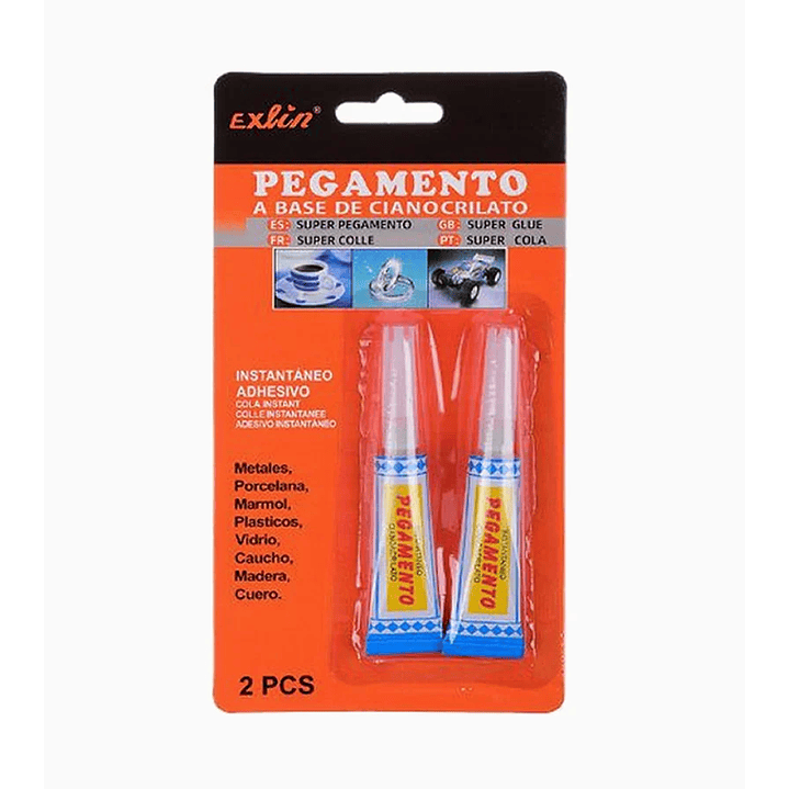 Pegamento a Base de Ciano Crilato 2 pcs 1