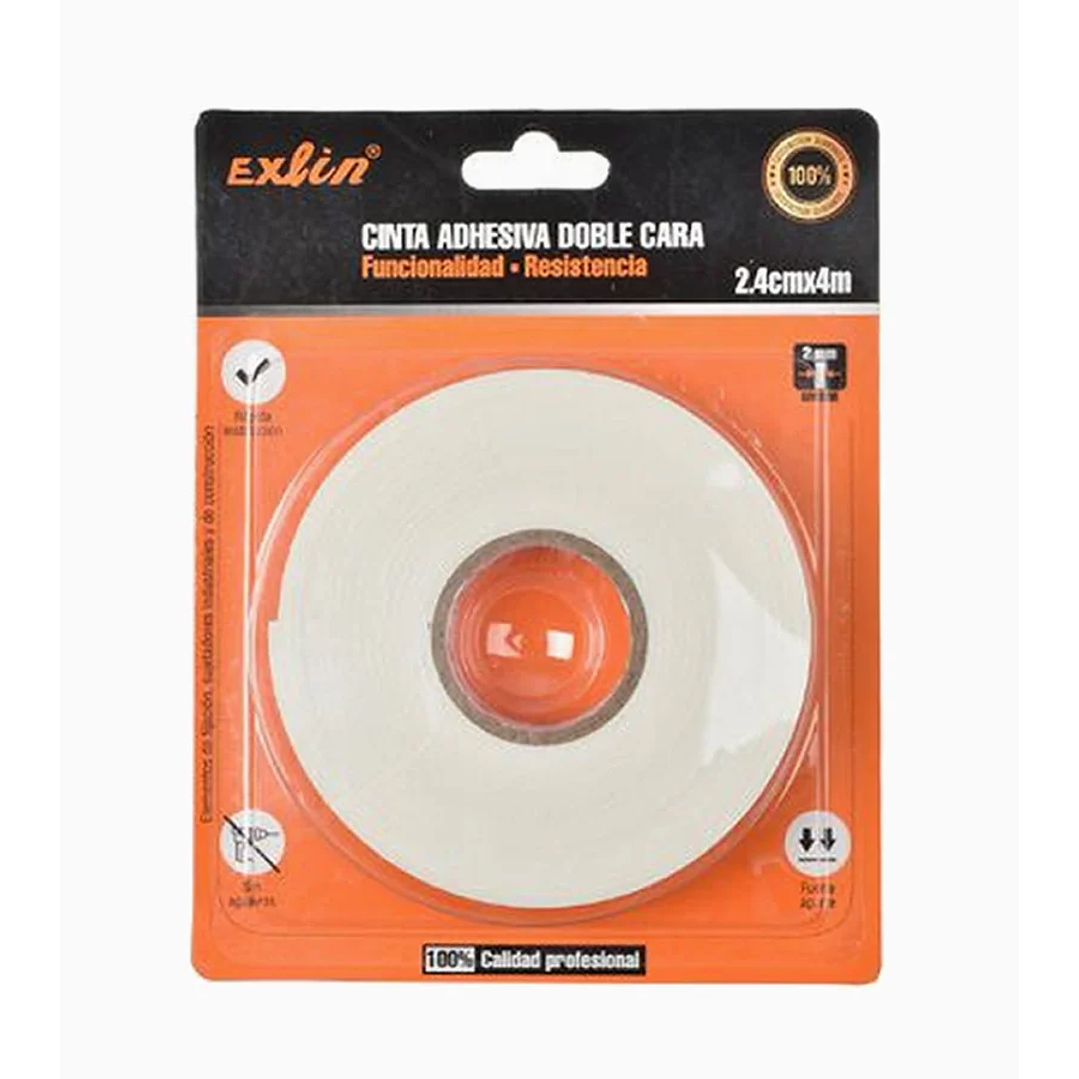 Cinta Adhesiva Doble Cara 4m 1