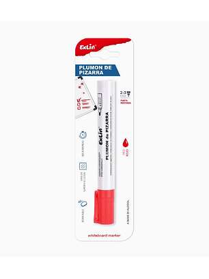 Plumón de Pizarra Rojo