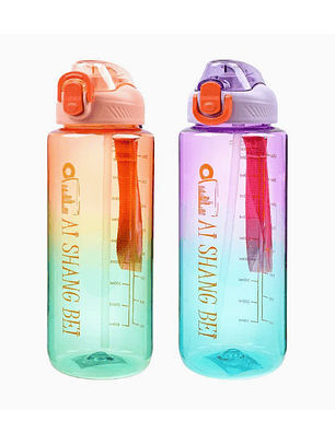 Botella de Agua Bicolor Exlin - 1000 ml